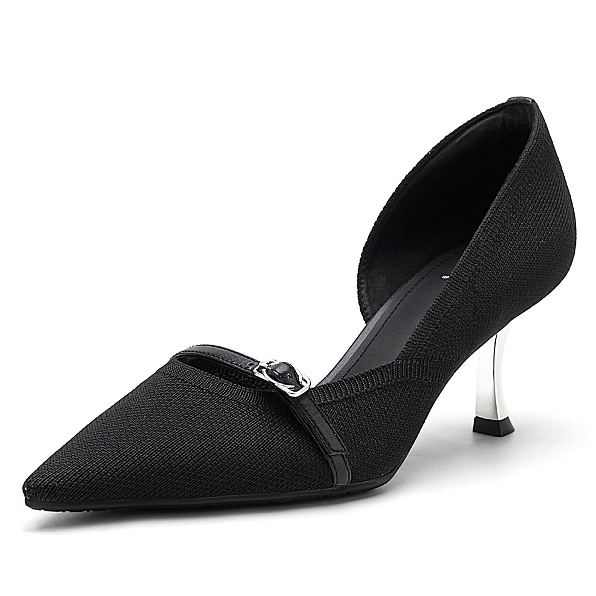 Women's Pointed Toe Stiletto Pumps - Elegant High Heel Dress Shoes, Classic Simple Court Heels for Wedding, Party & Office Wear