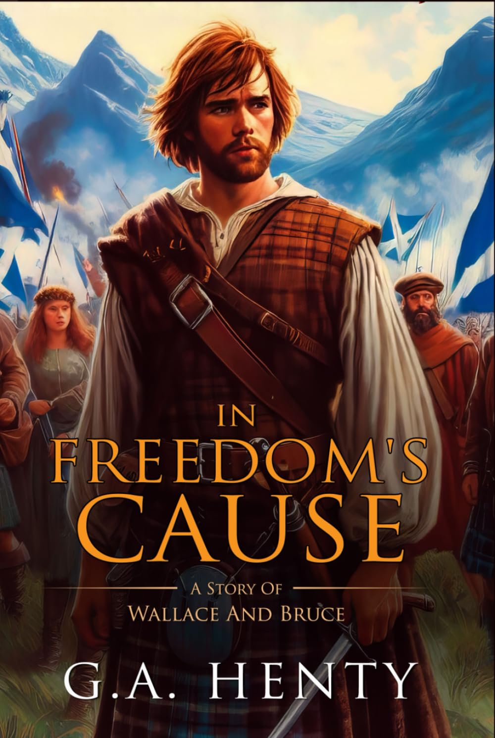 In Freedom's Cause: A Story Of Wallace And Bruce : Complete with Classic illustrations and Annotation
