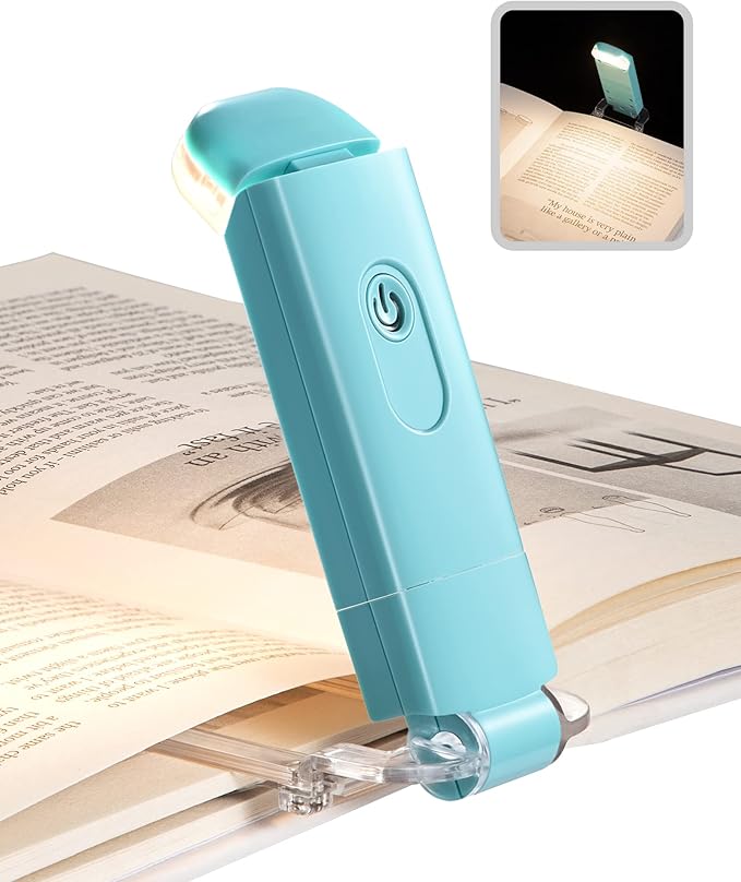 DEWENWILS USB Rechargeable Book Light for Reading in Bed, LED Book Reading Lights with Clip