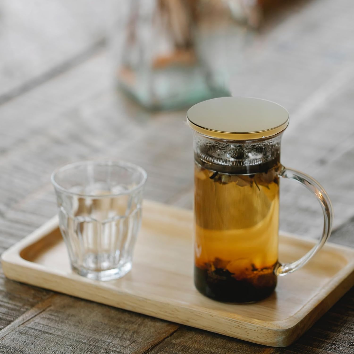 Stainless Steel Pitcher Lid 2pcs with Silicone Ring and Filter Holes