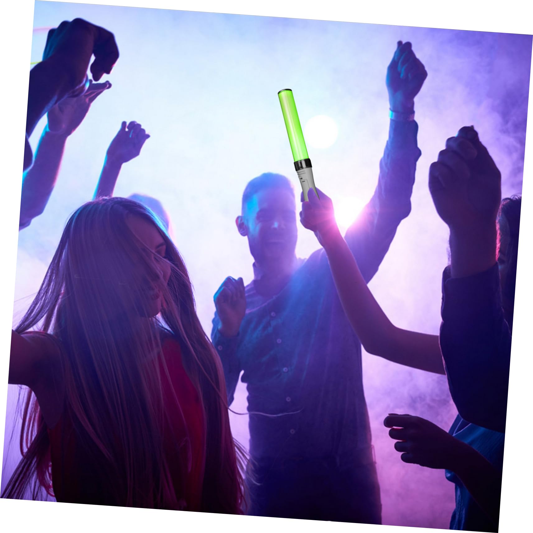 Toddmomy Reusable Led Glow Sticks for Pool Giant Size Perfect for Concerts Parties Decor