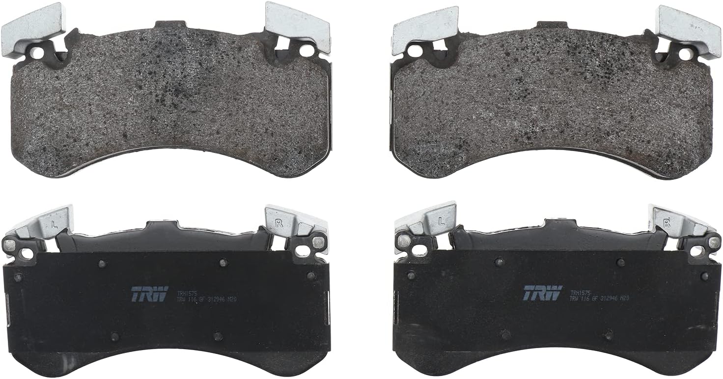 TRW Pro TRH1575 Disc Brake Pad Set For Audi S6 2013-2017, Front, And Other Applications