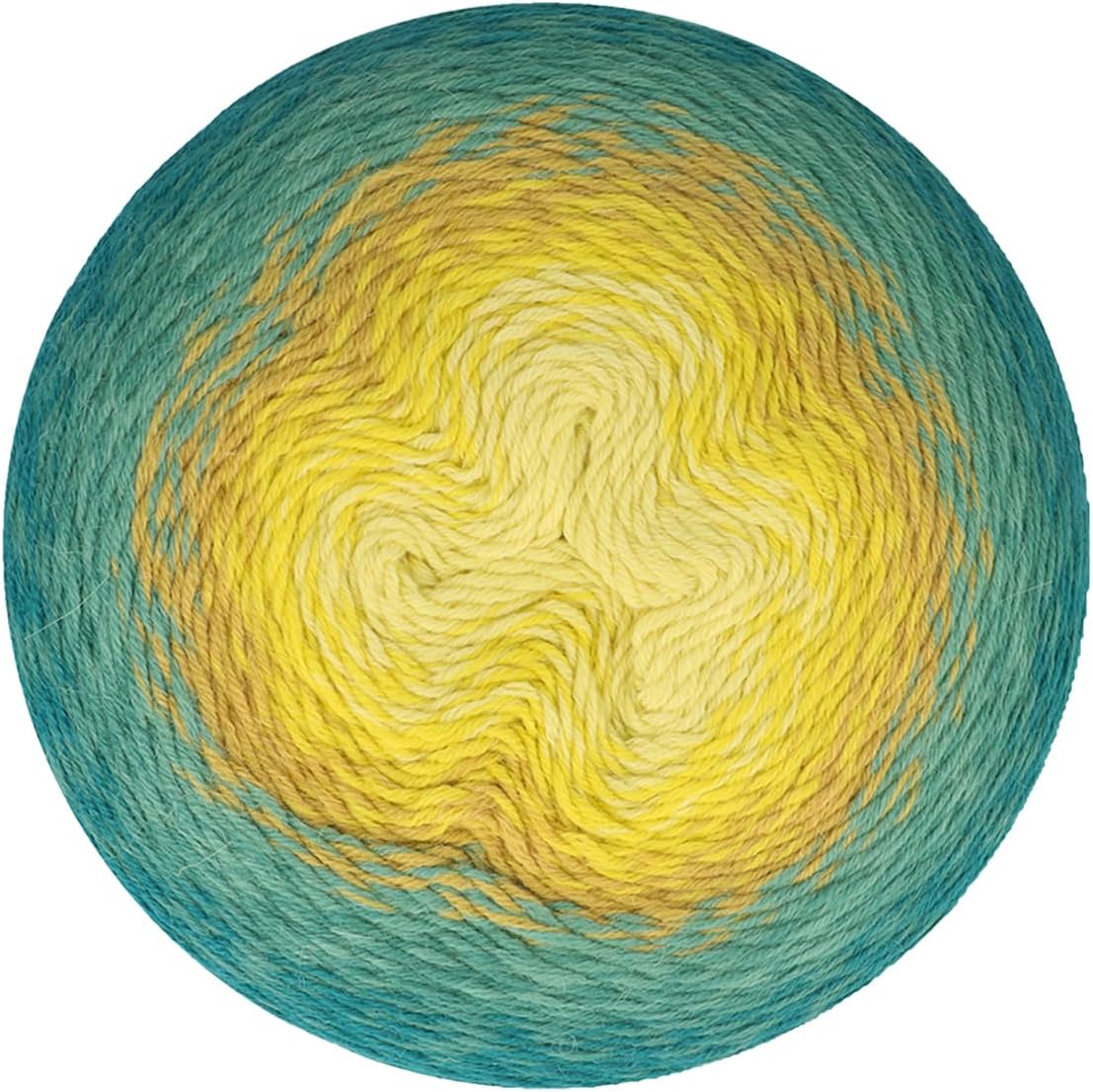 Scheepjes Whirligig 450g - 203 Teal to Yellow Yarn