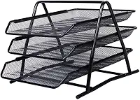 Caixa de Correspondência, Organizador de Mesa, Tripla, Metal, Gv Office, 9205
