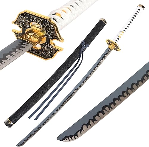 Miniatura 3 de Bowen Devil May Cry 5 Vergil Yamato - Espada de acero inoxidable de aproximadamente 41 pulgadas, katana de metal real forjado a mano, juego de anime