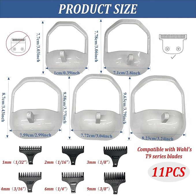 Afeitadora Eléctrica Modelo con 11 Piezas para Barba miniatura 2