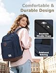 School Backpack for Men,VONXURY Lightweight 15.6inch Book Bag for Women Teens Water-Resistant Schoolbag for Work Travel