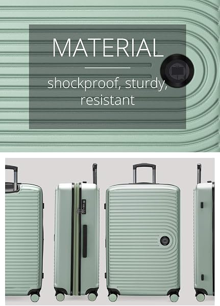Hauptstadtkoffer Mitte - Großer Hartschalenkoffer, TSA, 4 Rollen, Check-In Gepäck mit 8 cm Volumenerweiterung, 77cm, 130 Liter, Mint - 5