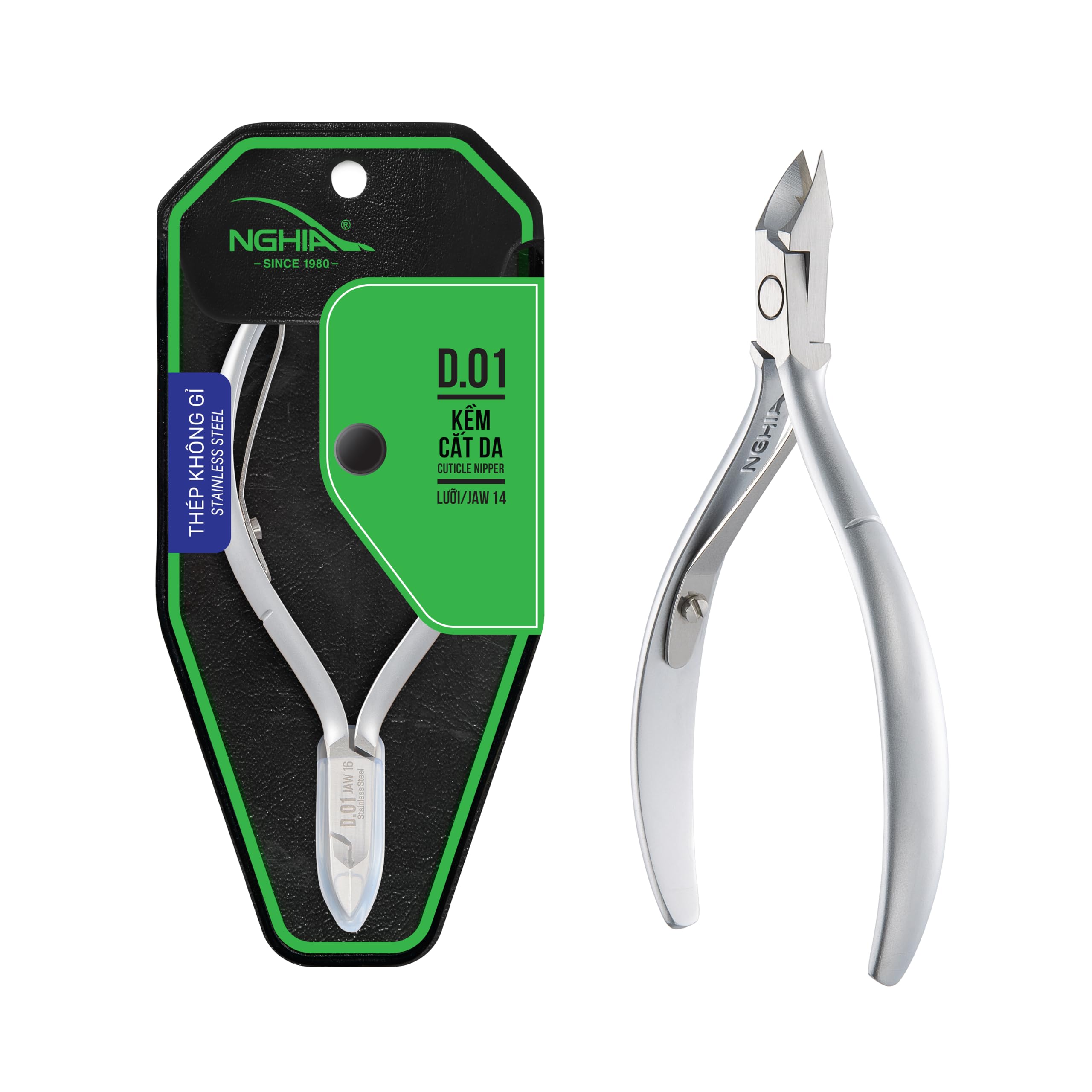 Amazon.com: NGHIA Cuticle Nipper - D-01 (Stainless Steel