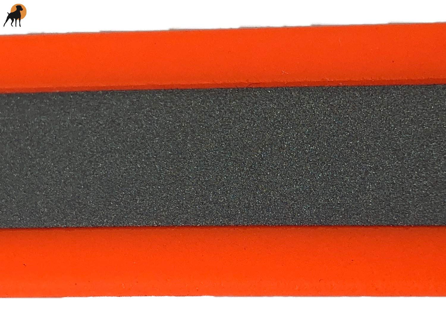 Befreiungsleine Rettungshundeleine aus Wasserfestem TPU Band, Typ 1, 19mm x 120cm, Hals 40-60cm, Reflektierend, Signalorange