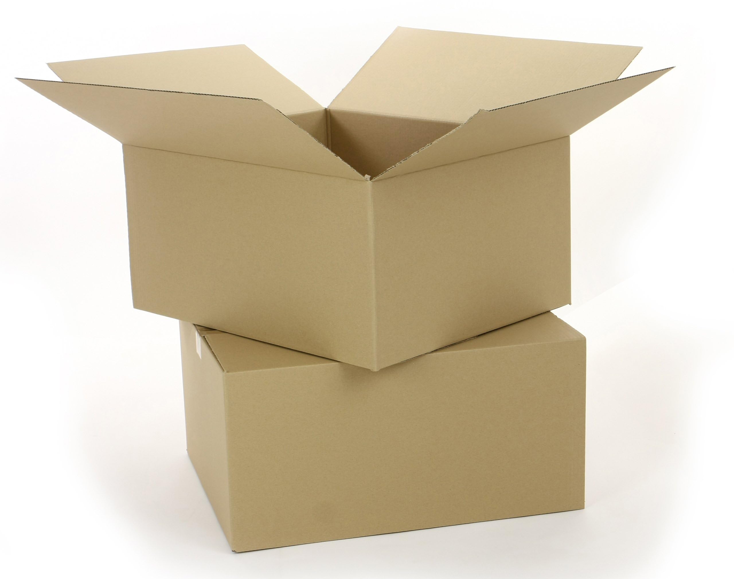 50 Stück Faltkarton 450x300x300 mm Außenmaß Versandkarton E-commerce Karton 1-Wellig 400G Braun Kartonage Verpackung Postkarton Versandschachtel Paket Päckchen