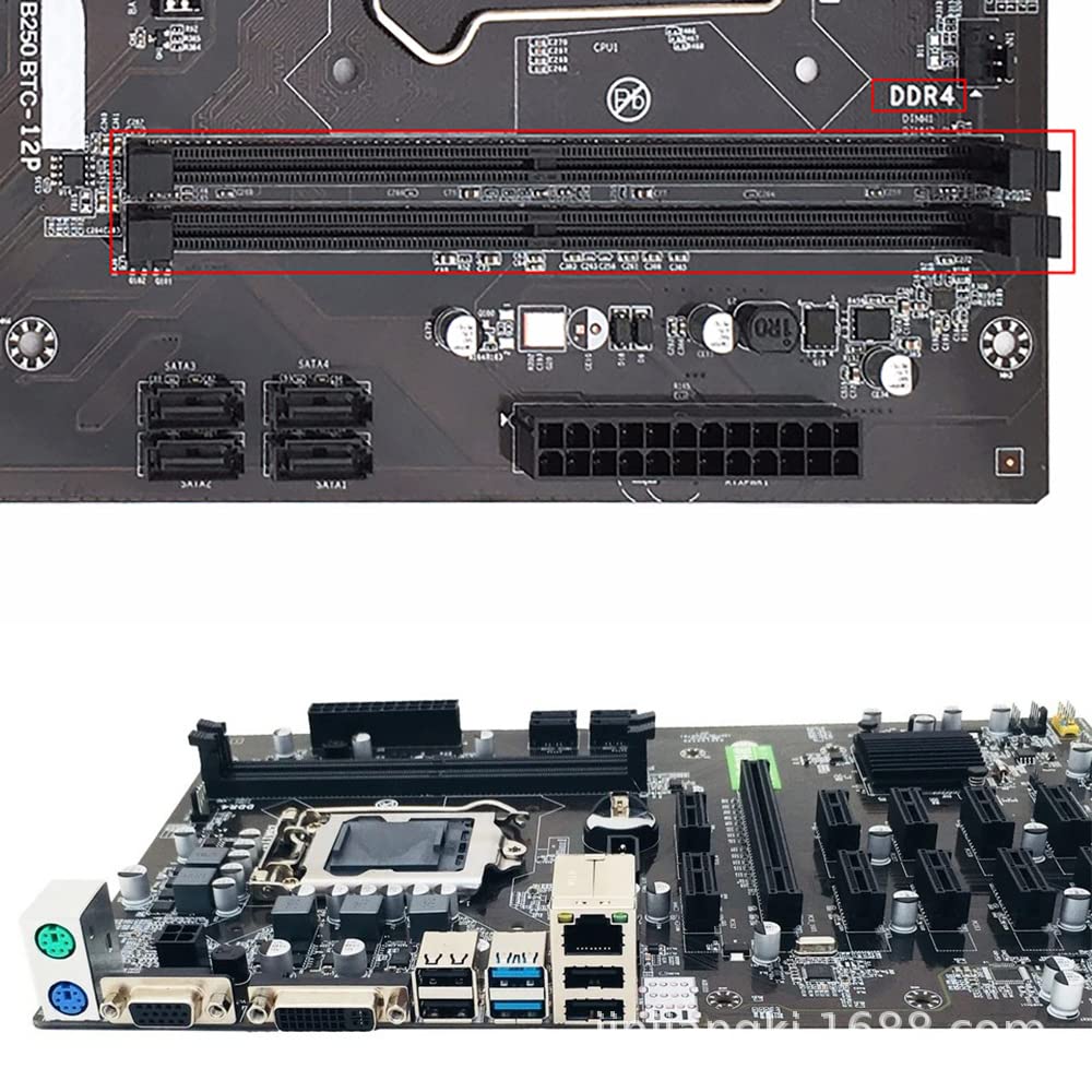 Amazon | LGBOY 12 GPU マイニング B250 マザーボード G3900 CPU