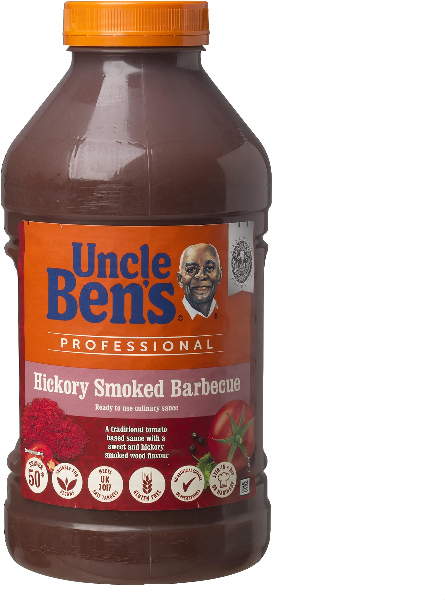 Uncle Bens Hickory Smoked BBQ Cooking Sauce - Bulk 2.49 kg, 50 servings