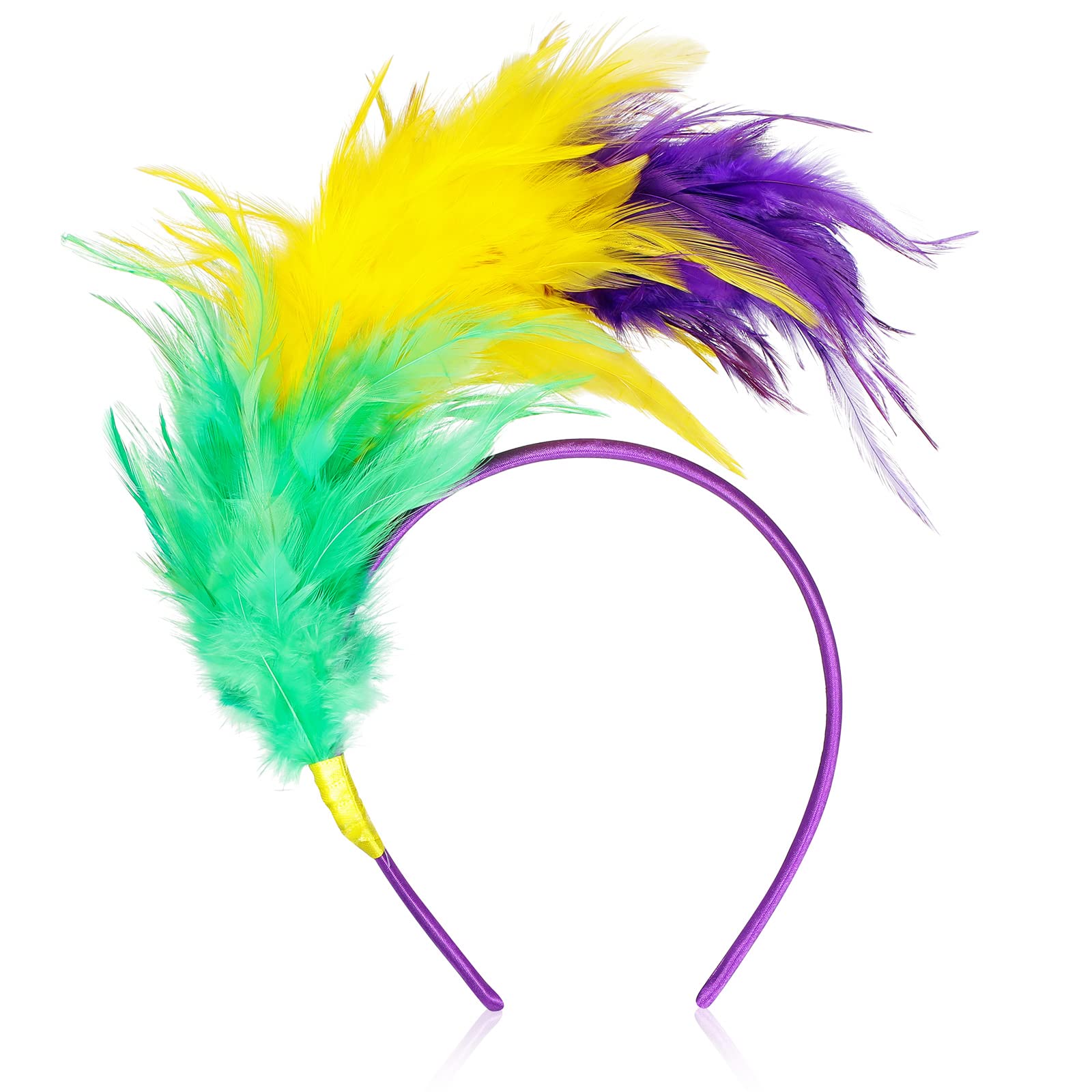 Kleurrijke Veer Hoofdband Fascinator Hoofdbanden Cosplay Haar Hoop Carnaval Party Hoofdtooi Regenboog Hoofdband Veer Hoofdtooi Kostuum voor Pasen Dag, Party Kleurrijke Veer Hoofdband Fascinator Hoofdbanden Cosplay Haar Hoop Carnaval Party Hoofdtooi Regenboog Hoofdband Veer Hoofdtooi Kostuum voor Pasen Dag, Party