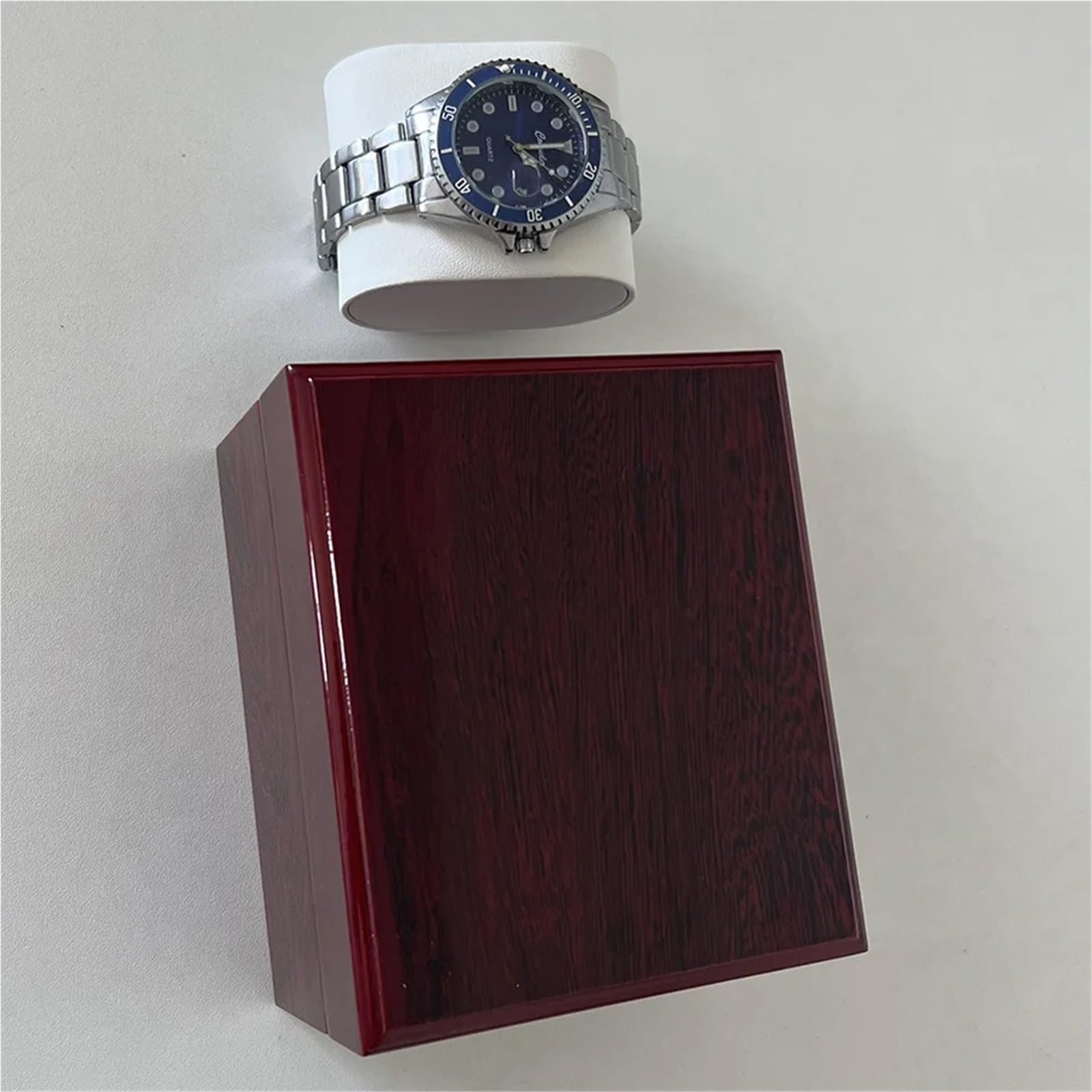 Portaorologi in Legno Massello 1 scatola portaoggetti for orologio a griglia, materiale in legno
