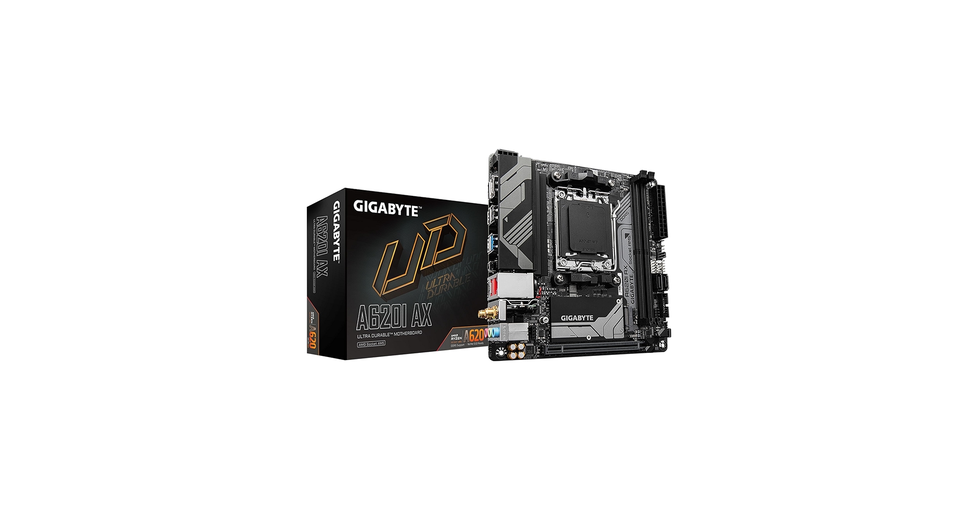 Amazon.com: GIGABYTE A620I AX (AM5/ LGA 1718/ AMD/ A620