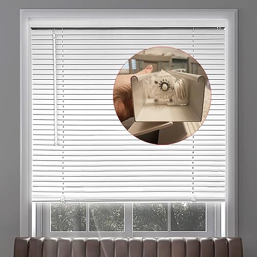 Miniatura 4 de Mecanismo de inclinación para persianas horizontales de barra hexagonal con línea delgada transparente y accesorios de cortina