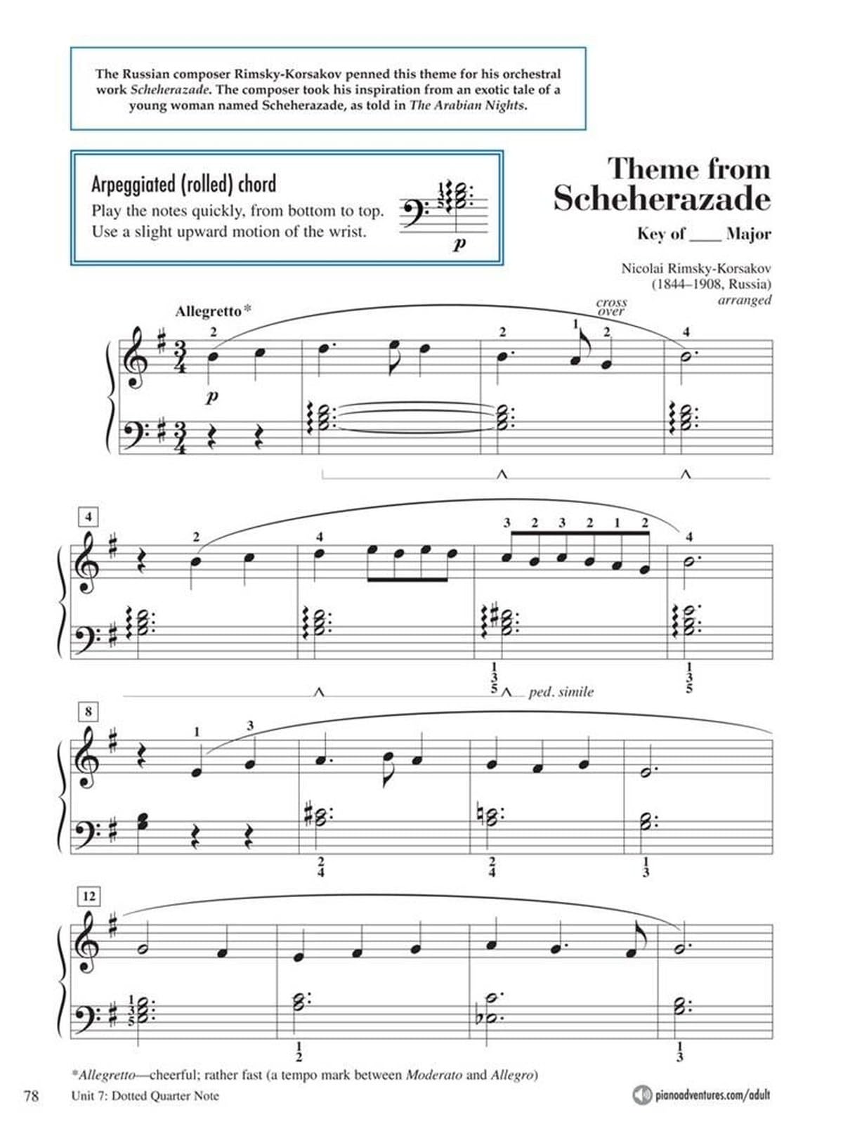 Adult Piano Adventures: All-in-One Course - Book 2 | Piano Method Book for Adults with Audio/Video CD, DVD | Sheet Music Songbook for Chords Scales Pedaling | Faber Piano Instruction Book — Amazon image 5