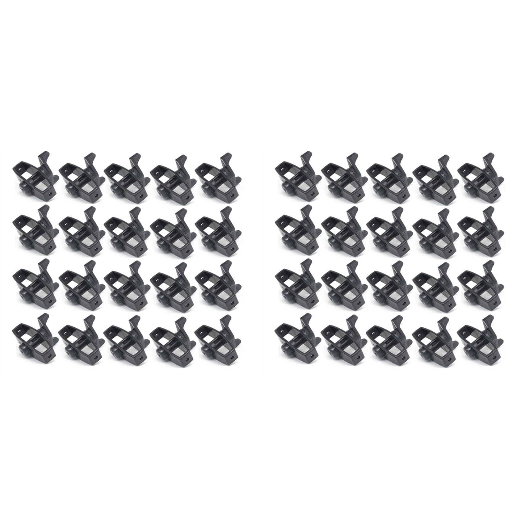 Jnchdghwa Black 40 Pcs Electric Fence Tightener In Line Tensioner, Wire Tensioner Portable Tape Tighteners For Farm Accessories