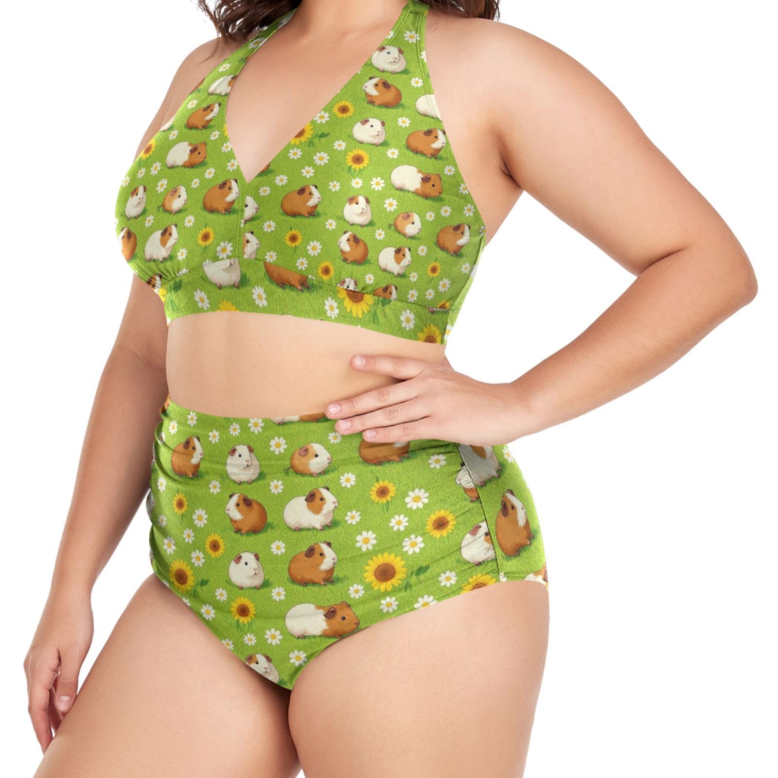 FRODOTGV Costumi da bagno da donna curvy, da L a 4XL