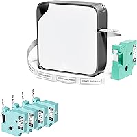 Vista 1 de Vixic Label Maker Machine D1600 Label Maker Bluetooth Label Printer Sticker Maker with Label Tape Compatible with Dymo LabelManager 160 210D 260P