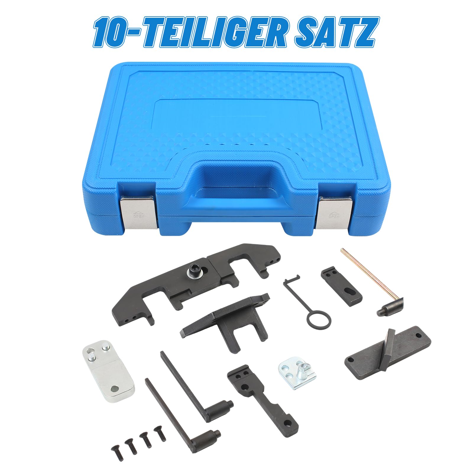Kit di strumenti per la distribuzione del motore, strumento cinghia di distribuzione compatibile con Peugeot Citroen DS Opel Motor 1.2, GDI Pure Tech Benzin EB2 109-2C, 109-2D, 0109-2B, G-0109