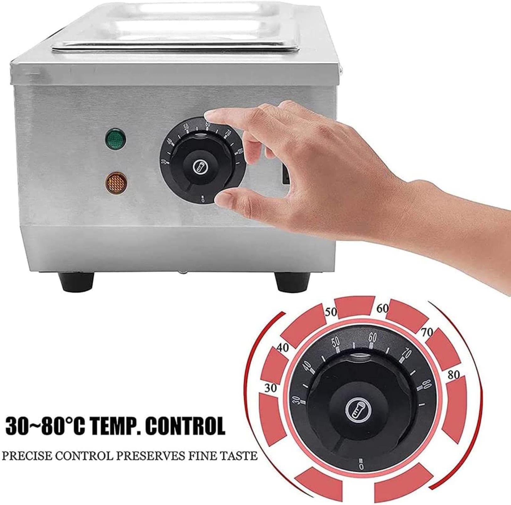 Amazon.co.jp: 6L ステンレス鋼チョコレート溶解機 600W 業務用