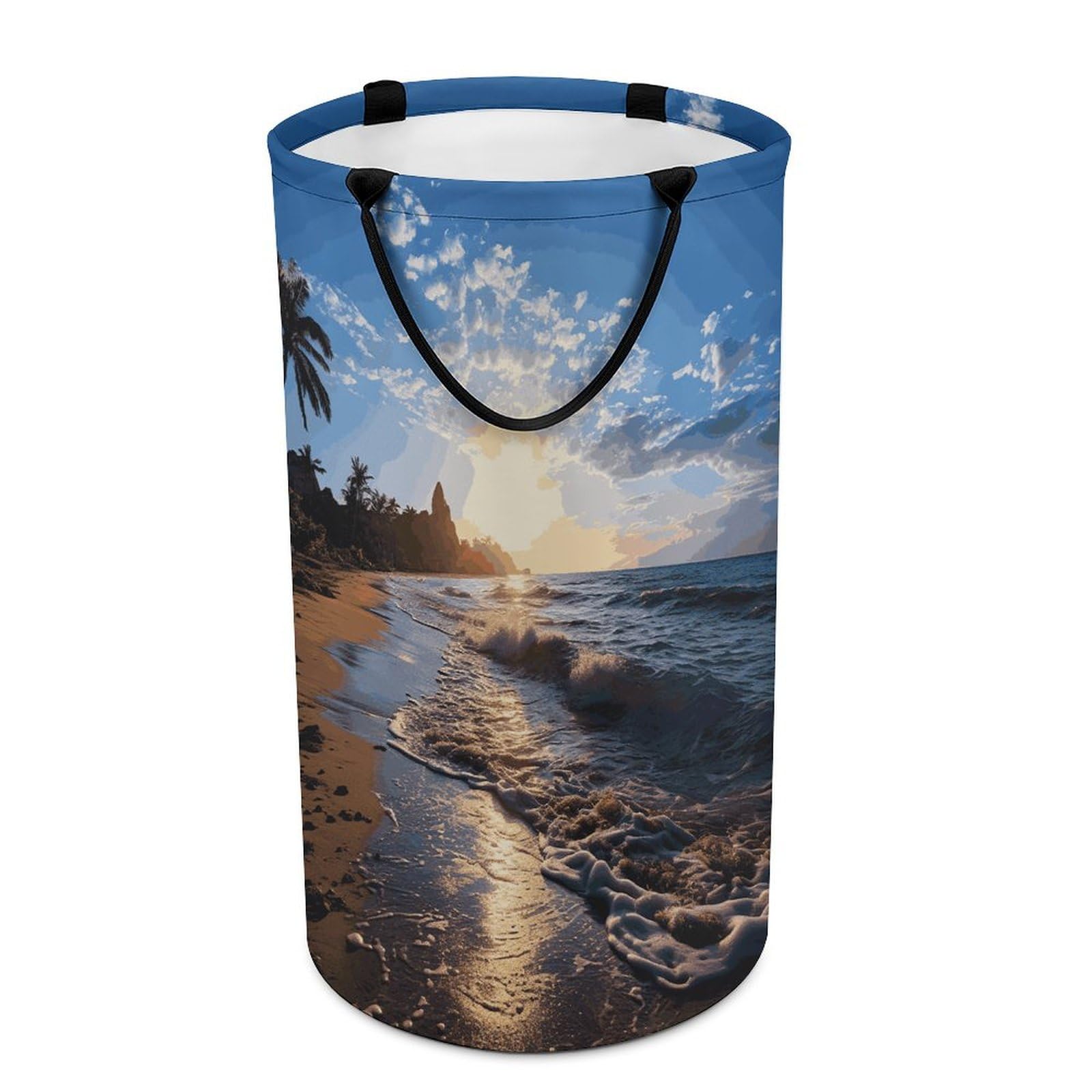 Panier à linge pour couvertures et jouets du salon