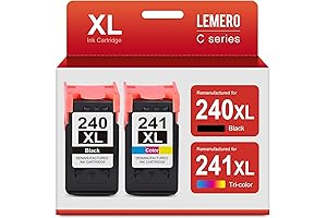 LEMERO 240XL 241XL Canon Cartridge Ink