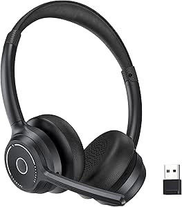 Amazon.com: Gixxted (2024 Upgraded Bluetooth Headset, Wireless Headset
