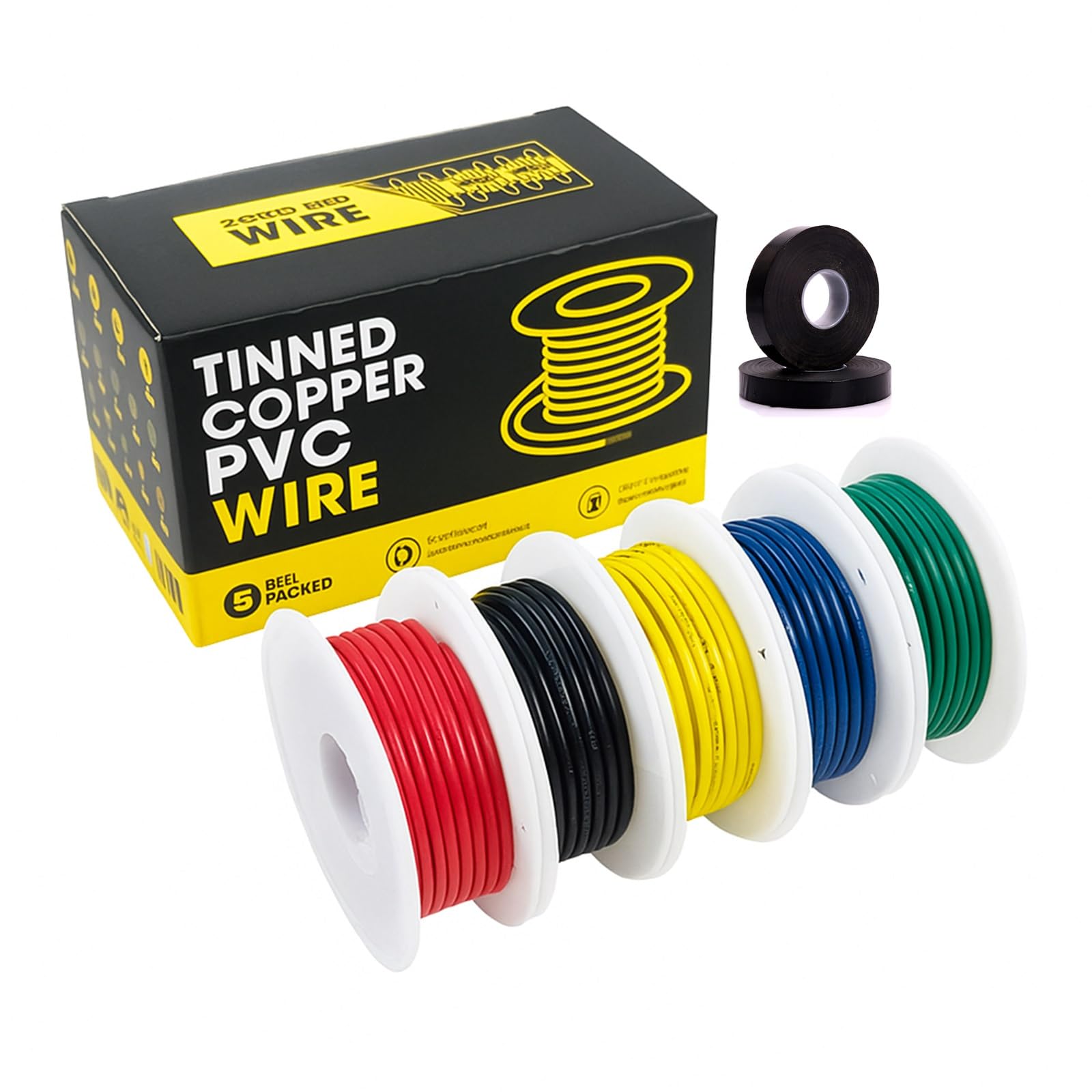 Kit de cables eléctricos de colores calibre 18 AWG para proyectos de drones y robótica