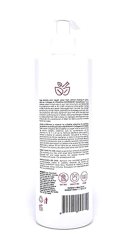 Miniatura 2 de Hairmony Acondicionador Hidratante para el cabello Vitaminas Colágeno Profesional Hidratante para el Cabello (32 oz)