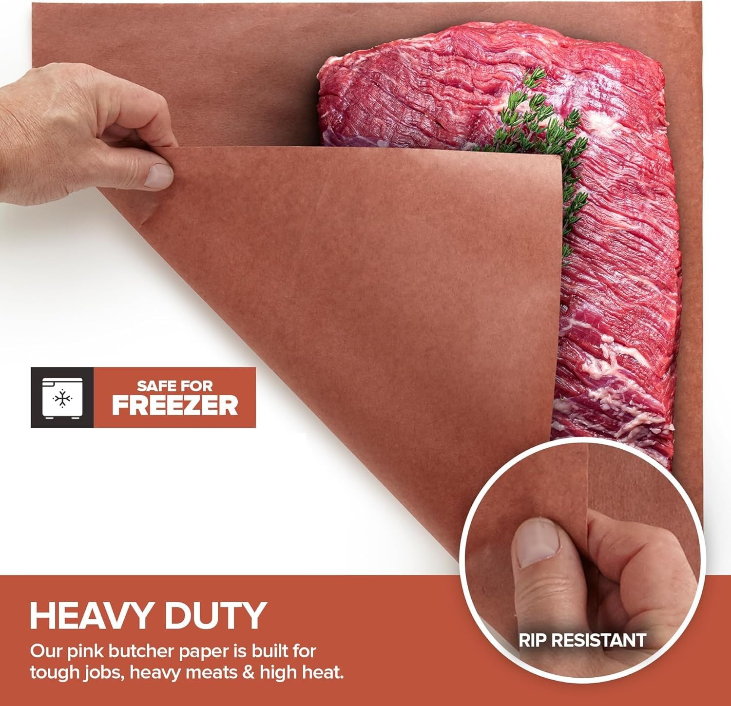 LATERN Rotolo di Carta da Macellaio, 30CM x 18M Carta Kraft per Uso Alimentare Non Sbiancata Non Cerata Non-Patinata Cartas da Macellaio per Affumicatore Barbecue Grigliate Affumicatura Cottura Carni