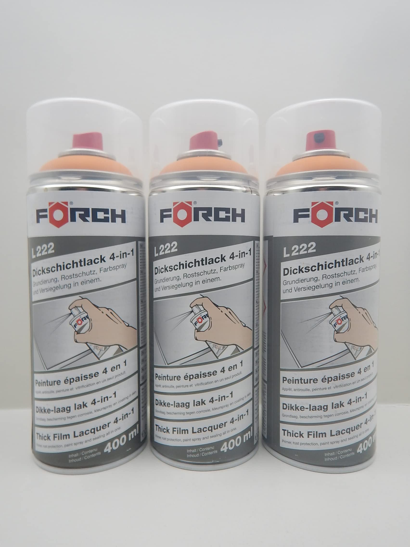4-in-1 Rostschutzlack Spray Nach RAL 2011 Tieforange – Dickschichtlack Made In Germany