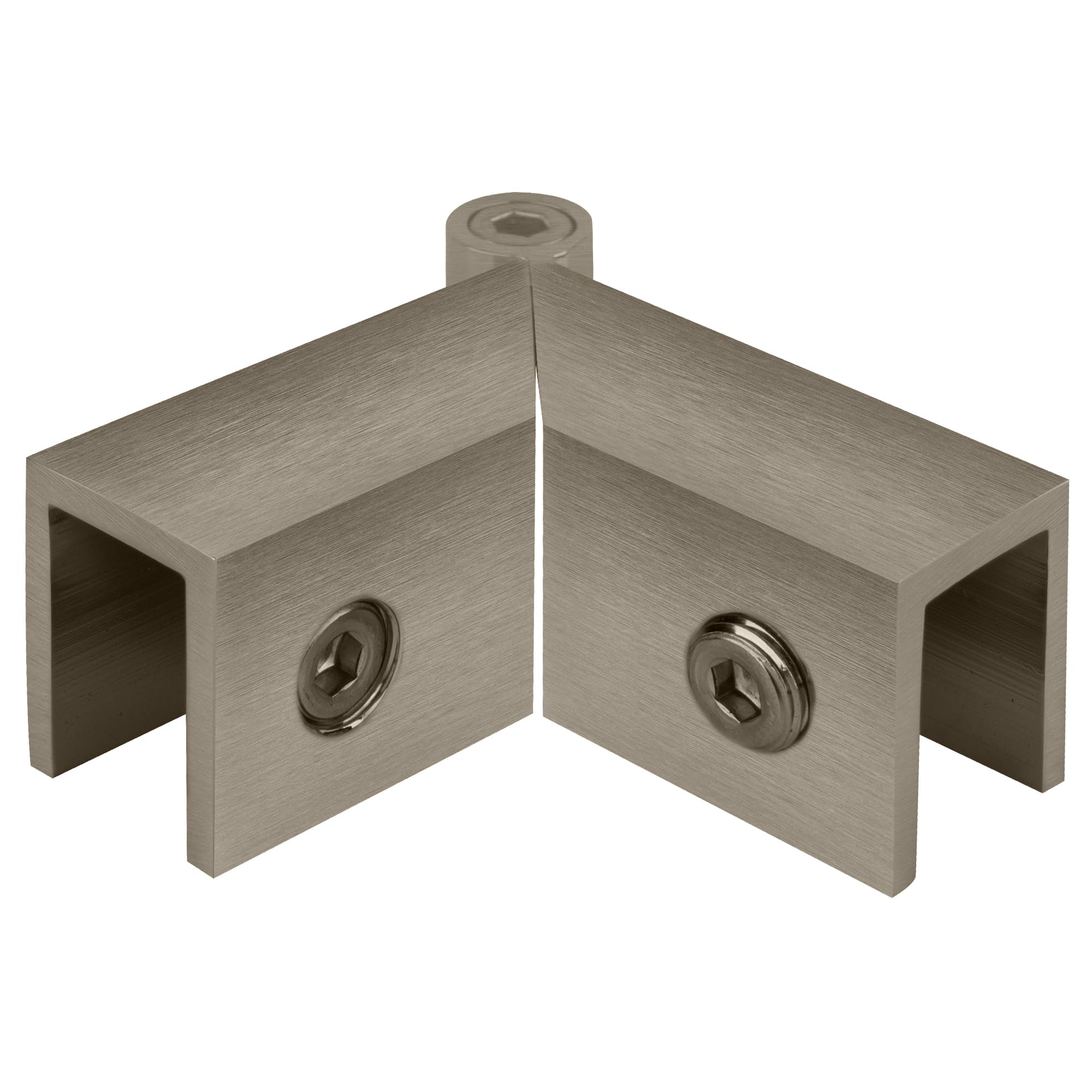 S0GC91BN CRL fixation haut de gamme en laiton massif finition nickel brossé