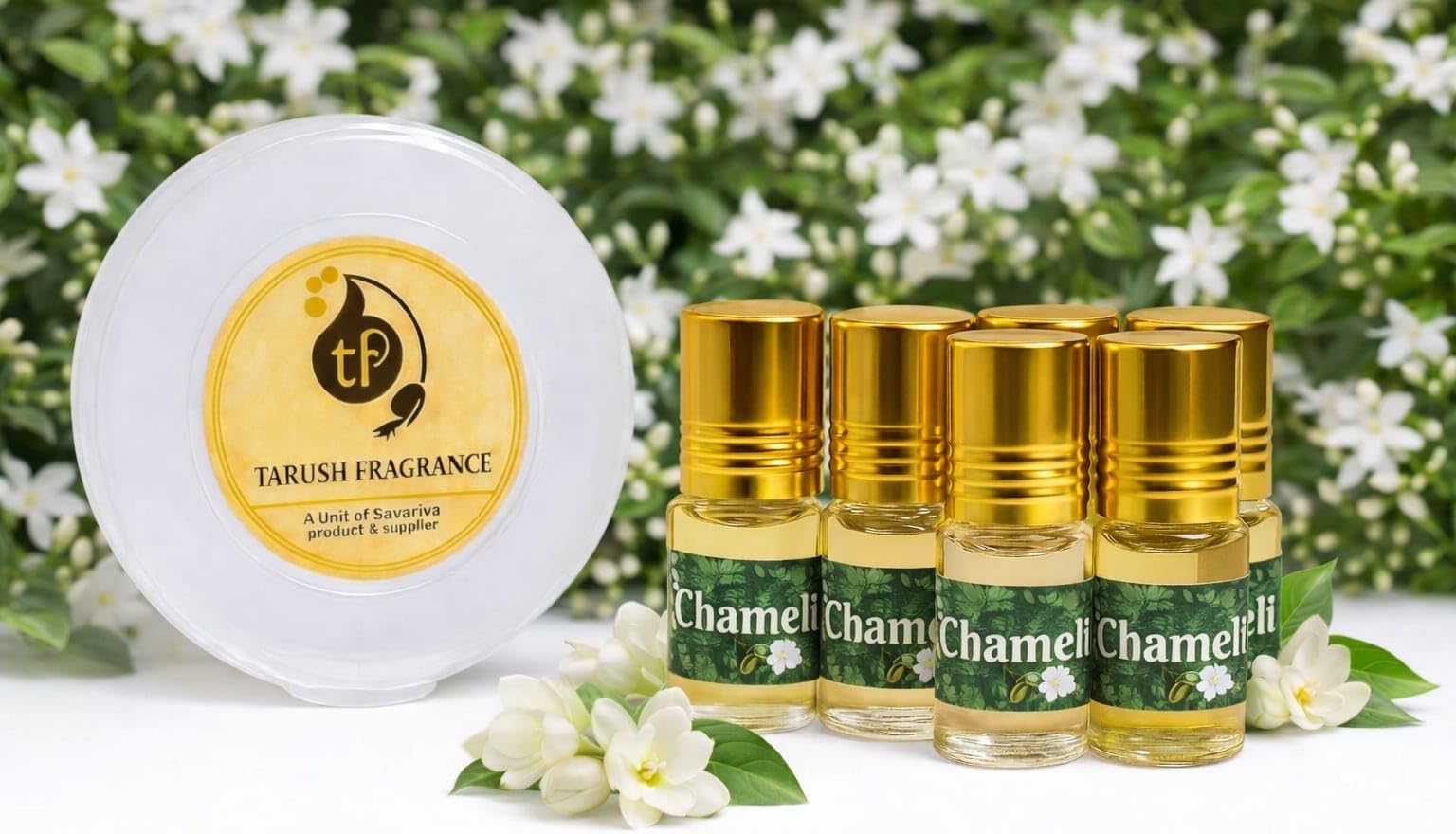 Chameli Attar Combo Pack of 12 Pcs, Roll-on itra with Alcohol Free Long Lasting Fresh Perfume Oil For Men And Women,for pooja Each 3 Ml Pack Of 12 Pcs(36 Ml) (chameli)