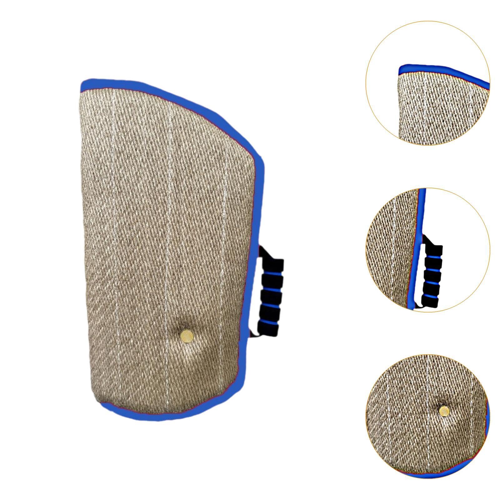 Sharplace Manchon de Bras Mordant pour Chien, Manchon de Bras d'entraînement pour entraîneur d'agilité Professionnel, Manchon de Protection Contre Les morsures, Bord Bleu