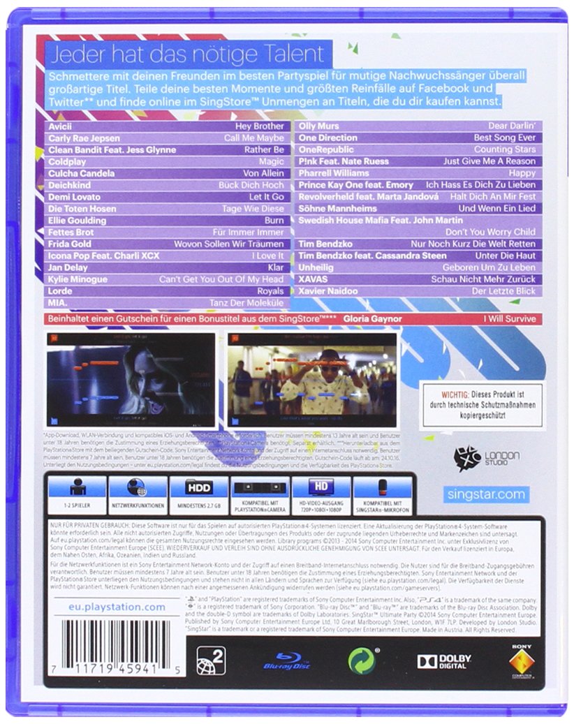 SingStar: Ultimate Party - [PlayStation 4]