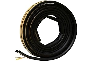 Frost King EPDM Rubber Self-Stick weather seal D-Section Weatherstrip