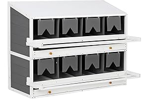 Spacious Wooden Chicken Nesting Box for Optimal Egg Laying Productivity