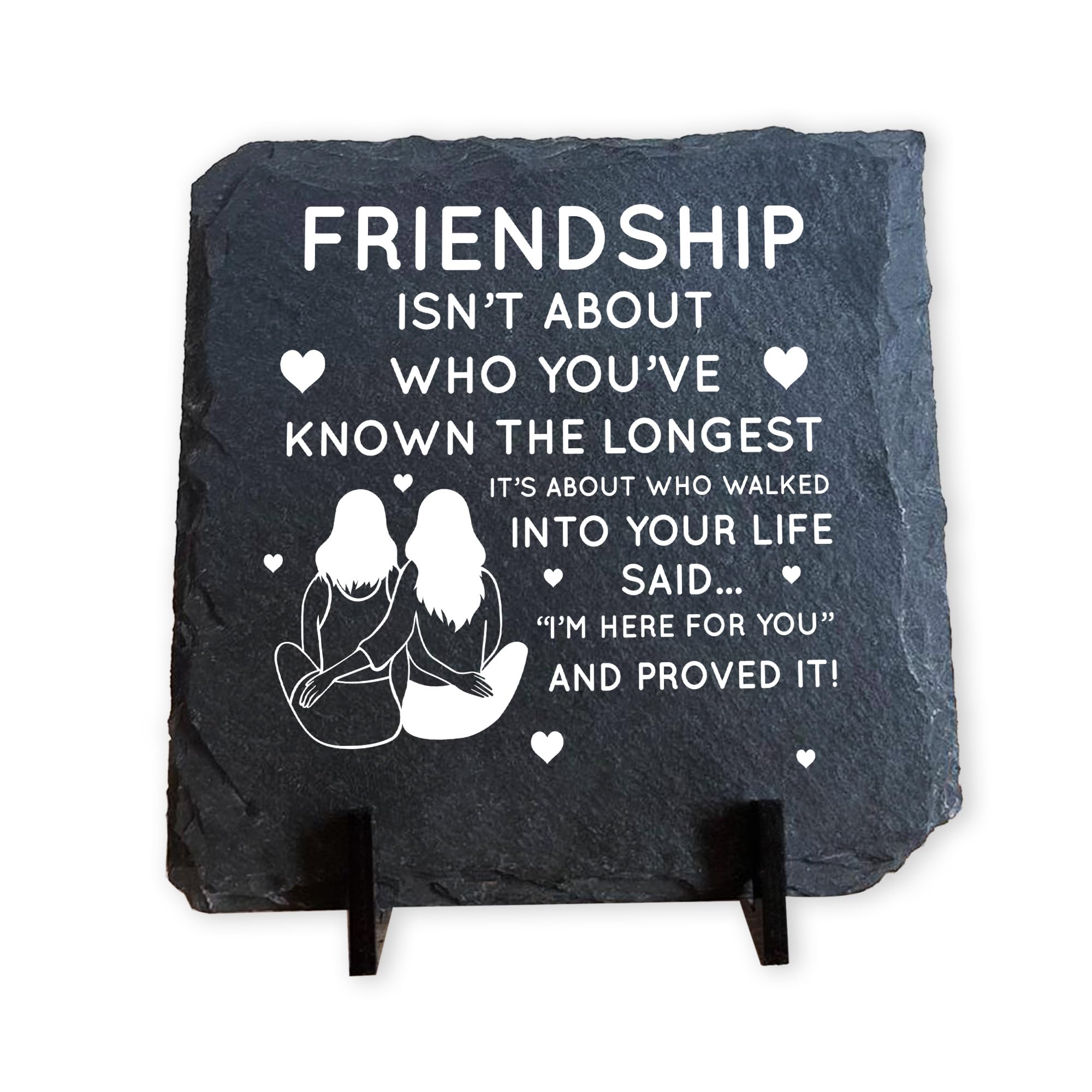 Red Ocean Friendship Plaques Gifts For Women Slate Standing Plaque Best Friend Gift Christmas Birthday Best Friend Plaque THANK YOU FOR HER Best Friend Gift Idea Gift For Women Keepsake