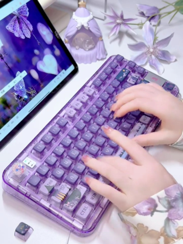【セール中！】Yunzii Coolkiller CK75 purple Amazon | YUNZII CK75 無線 ホットスワップメカニカルキーボード