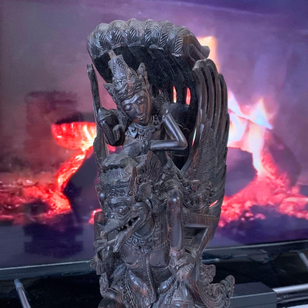 M003⊶ガルーダ 木彫り 置物 ヴィシュヌ神 バリ島インドネシア バリ 島