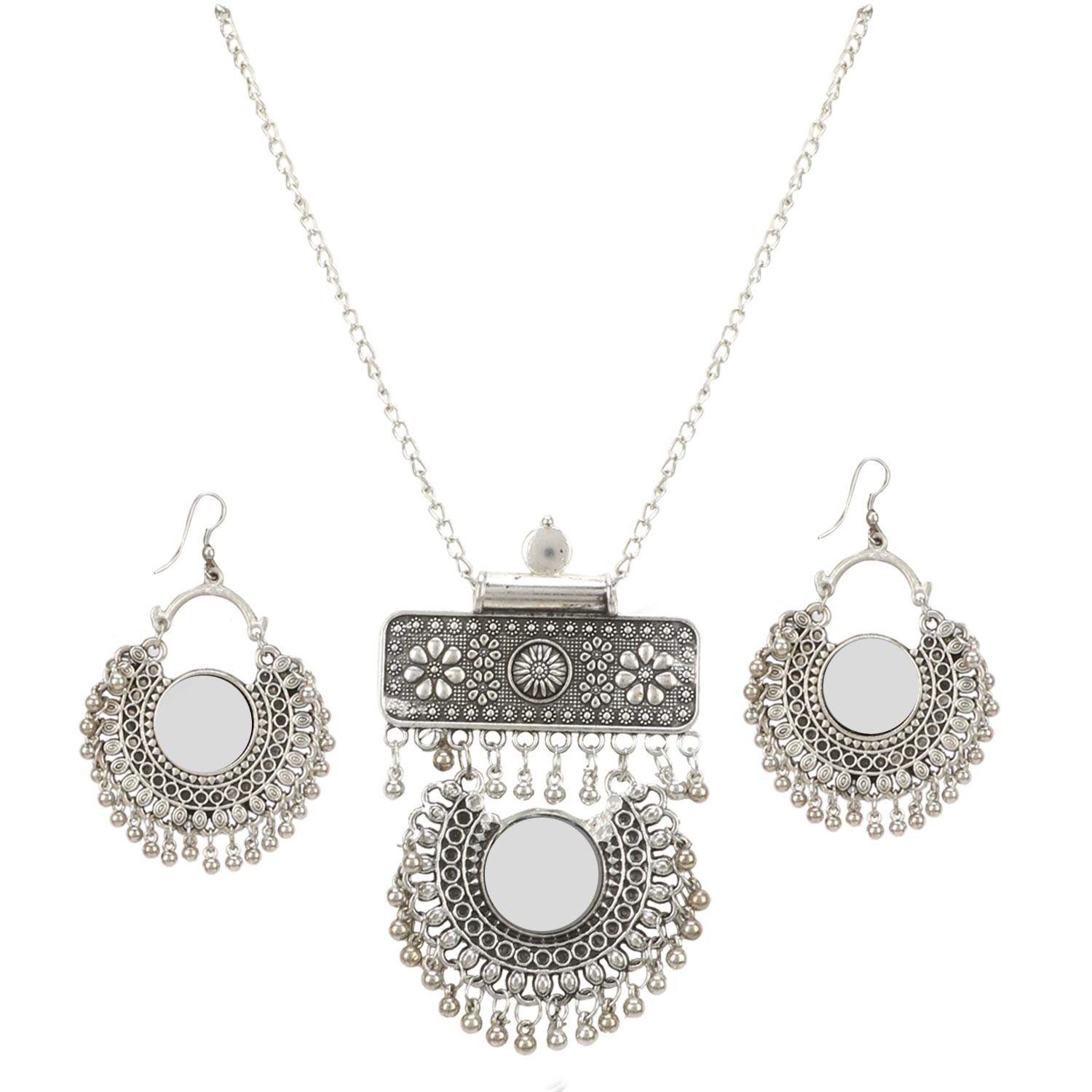 See full amazon price history chart for ARADHYA ` Oxidised German Silver Black Metal Necklace Tribal Banjara Ghungroo Beads Necklace Set Gypsy Style Fusion Jewellery For Women (Casual) ARADHYA ` Oxidised German Silver Black Metal Necklace Tribal Banjara Ghungroo Beads Necklace Set Gypsy Style Fusion Jewellery For Women (Casual) (B08QMQBWQG) Amazon Price History, Amazon Price Tracker
