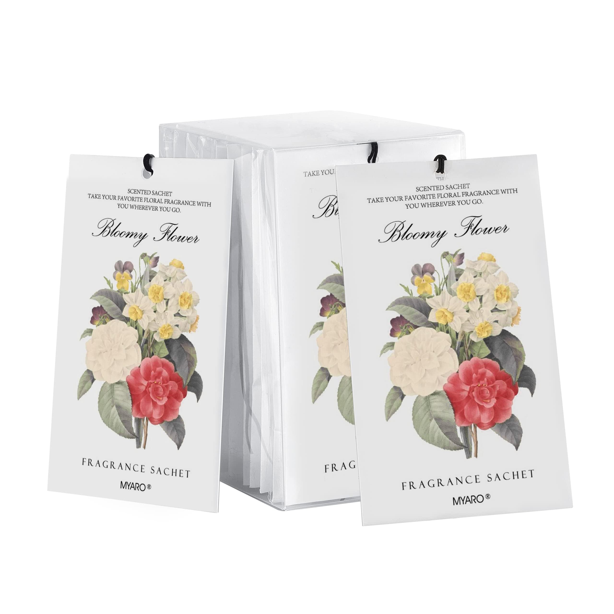 حقيبة عطرة, Scented Sachets Bags 12 Packs, Home Fragrance Sachet, Wardrobe Fresheners for Drawers and Closets, Long-Lasting Aroma Bag for Car, Air Freshener, Drawer Deodorizers Fresh Scents - Jasmine