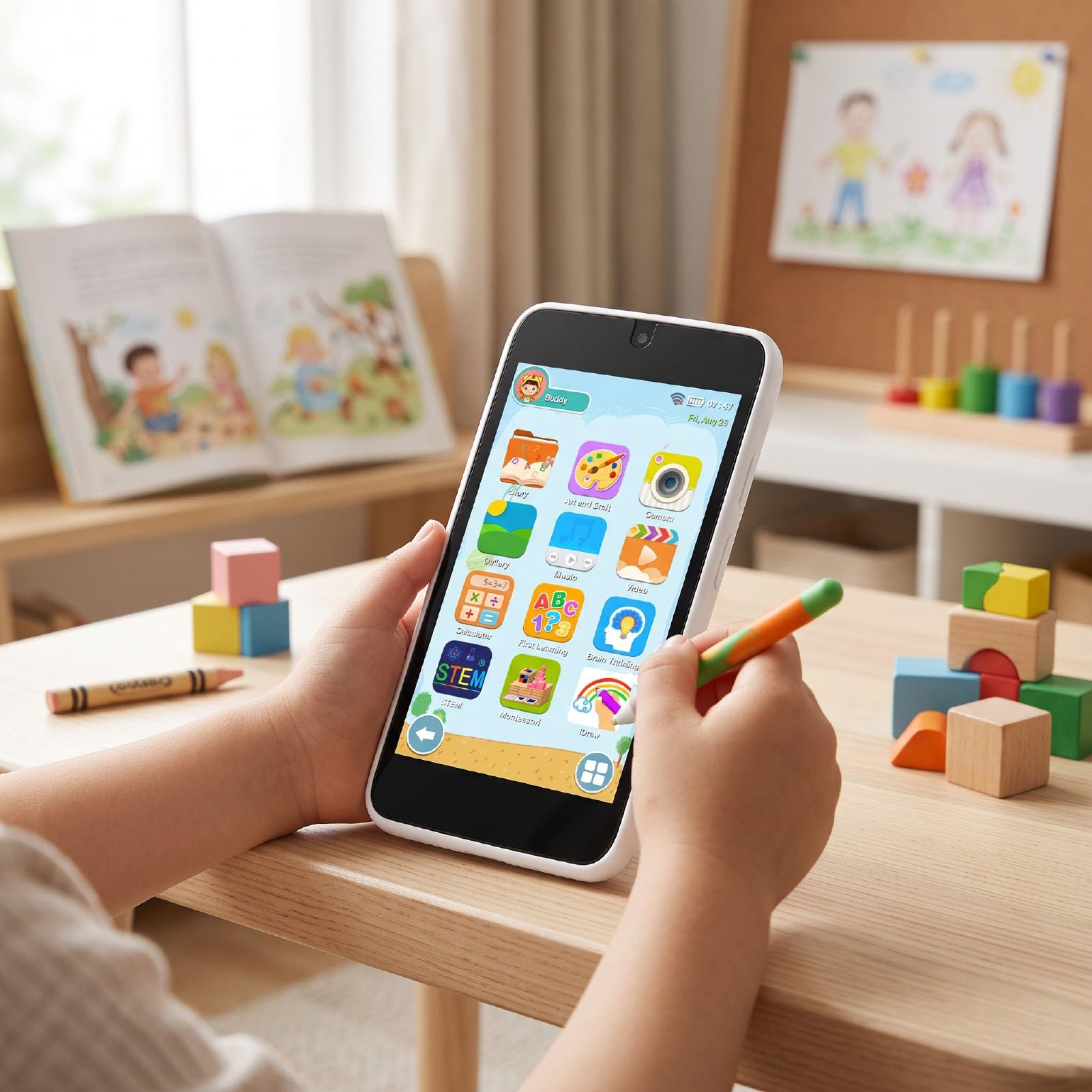 XUMIUZIY Giocattolo per Smartphone per Bambini, Telefono Cellulare