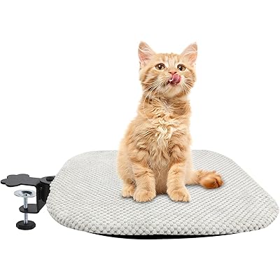 Wowtronデスクトップ猫ベッド デスクネスト猫の巣 机の上 キャットベッド 可愛いスタイル猫用ベッド 洗濯機洗うでくる室内猫用猫棚 オフィス、寮、自宅、アパ …