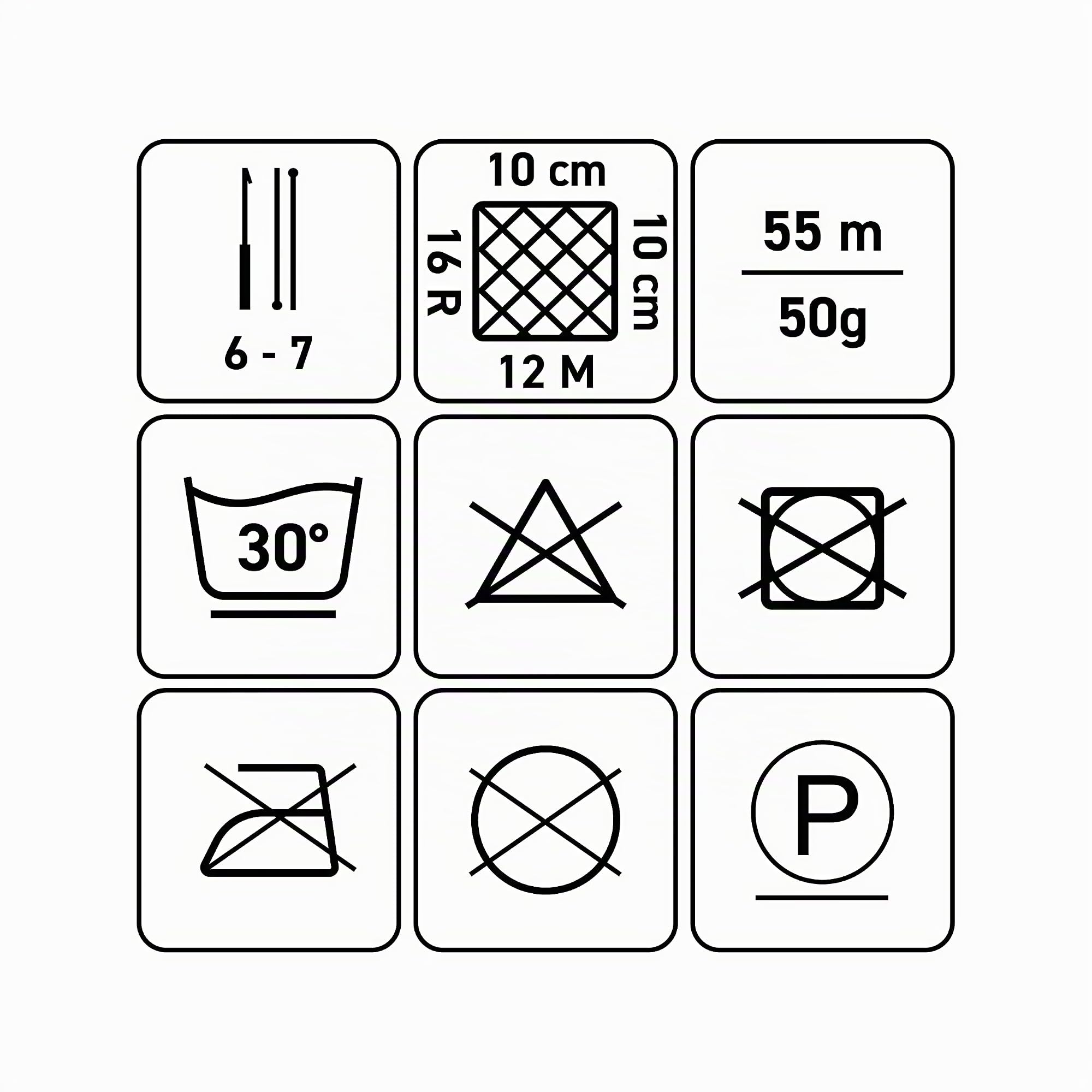 myboshi No.1 Wolle zum Häkeln und Stricken, Schnellstrickgarn, langlebige Mützenwolle, Strickwolle, Häkelwolle, mulesing-frei, 50g, Ll 55m Grau (Beton), 10 Knäuel