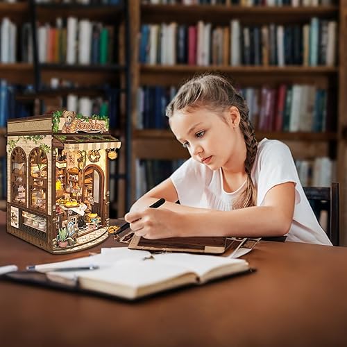 Miniatura 6 de Kit de casa de muñecas en miniatura DIY y muebles de madera Mini Room Kit (SL007)