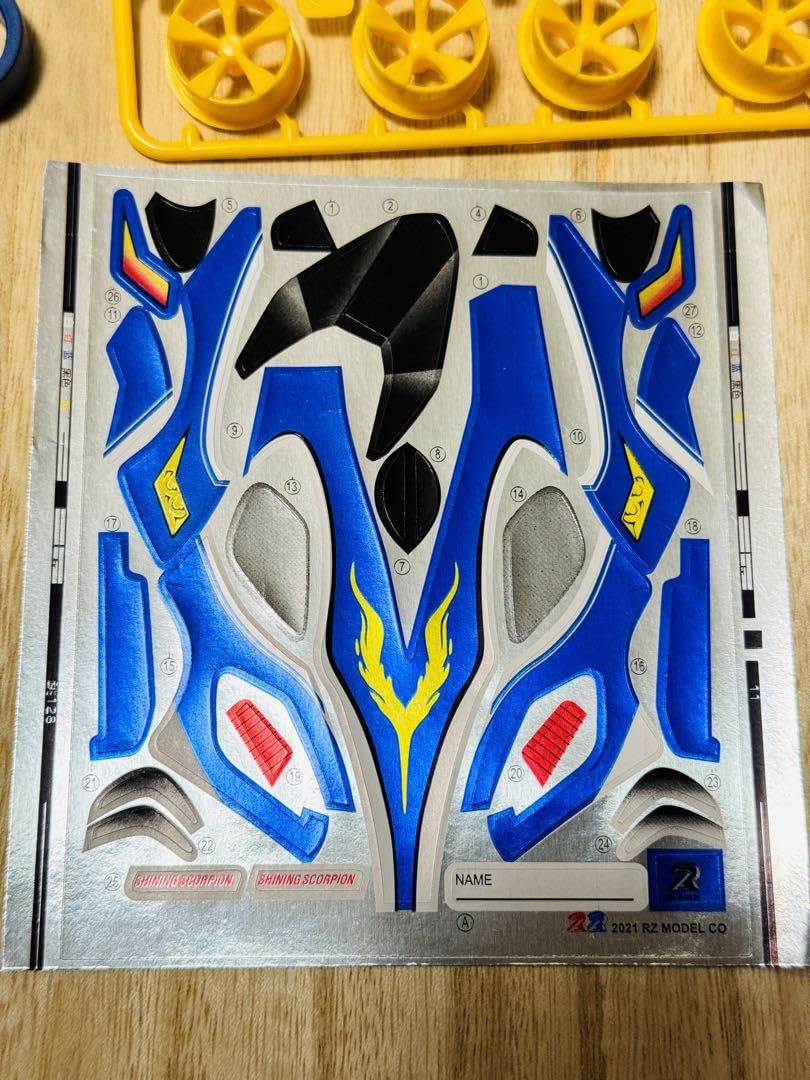 Amazon | シャイニングスコーピオン ミニ四駆 クリアver 透明